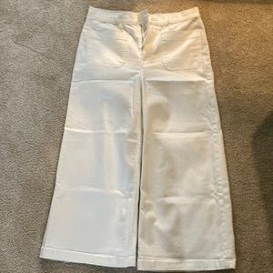 NWT J. Crew Big Sur wide leg crop pants
